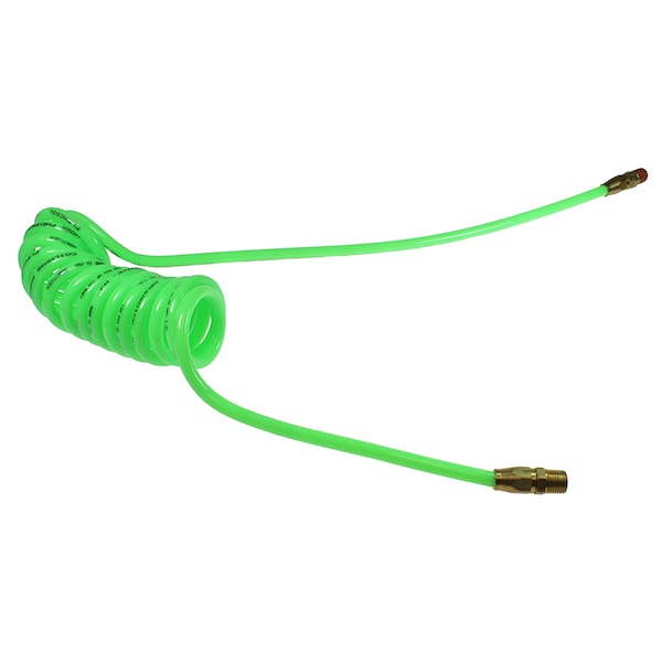 Flexcoil 1/4 ID x 10 ft 1/4 MPT Swivel x Rigid Green